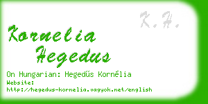 kornelia hegedus business card